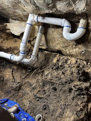 Sewer Camera - Before:
The sewer line was cracked and leaking due to foundation shifting and lifting, causing drainage problems and potential water damage. The break disrupted normal flow, leading to backups and unpleasant odors.
After:
We excavated the affected area carefully, replaced the damaged sewer pipe with a durable, properly sloped line, and restored the foundation area. Now the sewer system flows smoothly with no leaks, protecting the home’s plumbing and foundation integrity. Sewer Camera - Before:
The sewer line was cracked and leaking due to foundation shifting and lifting, causing drainage problems and potential water damage. The break disrupted normal flow, leading to backups and unpleasant odors.
After:
We excavated the affected area carefully, replaced the damaged sewer pipe with a durable, properly sloped line, and restored the foundation area. Now the sewer system flows smoothly with no leaks, protecting the home’s plumbing and foundation integrity.