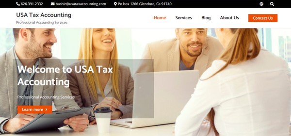 USA Tax Accounting Website - We created a website from the ground up for a local account firm that met all of their requested needs.
https://www.usataxaccounting.com/
More examples at: https://arrowtech.la/web-design/ USA Tax Accounting Website - We created a website from the ground up for a local account firm that met all of their requested needs.
https://www.usataxaccounting.com/
More examples at: https://arrowtech.la/web-design/