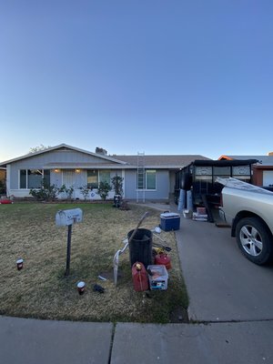 New Shingles in Mess - New shingles in Mesa. Went from a desert tan color to OC Onyx Black New Shingles in Mess - New shingles in Mesa. Went from a desert tan color to OC Onyx Black