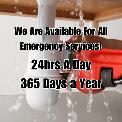24/7 Emergency Services Available - Our professional plumbers are available to serve you 24 hours a day, 365 days a year, we will quickly dispatch someone to your location. Call now!