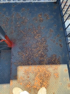Metal restoration - Client wanted a porch refresh, so we gave that do it. Check out the results Metal restoration - Client wanted a porch refresh, so we gave that do it. Check out the results