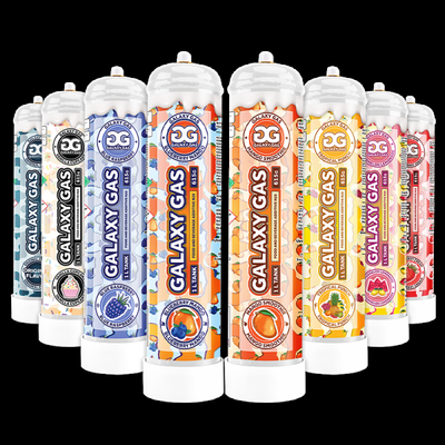 Whip-it! NOS - You have more than 6 different types to pick from, sizes go from 1L(615g),2.2L (1384g), 3.3L(2000g),4.0L(3000g).
