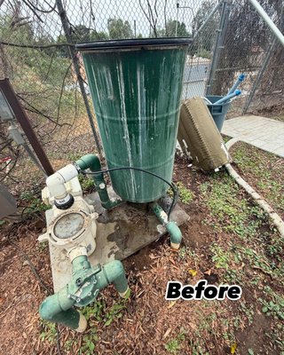 Old Filter Out — New Filter In: Pool Filtration Upgrade - This was a before and after on a DE filter swap for a pool that was struggling with water clarity and flow. The old DE filter had seen better days and was no longer doing its job properly.
We removed the outdated unit and installed a brand new DE filter, restoring proper circulation and dramatically improving the water clarity.
These types of upgrades make a huge difference not only in how the pool looks, but also in how easy it is to maintain. Another happy customer with a pool that’s running clean and clear! Old Filter Out — New Filter In: Pool Filtration Upgrade - This was a before and after on a DE filter swap for a pool that was struggling with water clarity and flow. The old DE filter had seen better days and was no longer doing its job properly.
We removed the outdated unit and installed a brand new DE filter, restoring proper circulation and dramatically improving the water clarity.
These types of upgrades make a huge difference not only in how the pool looks, but also in how easy it is to maintain. Another happy customer with a pool that’s running clean and clear!