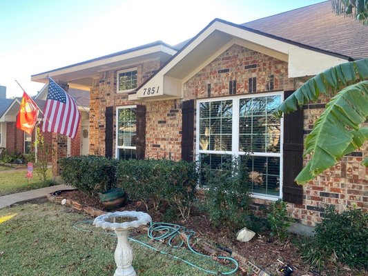 Frisco Window Replacement - Full house window replacement job in Frisco. Customer went with NT vinyl windows.