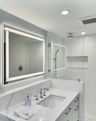 Mirrors - These pictures showcase our teams ability to finish beautiful bathrooms with custom mirrors and framing. Mirrors - These pictures showcase our teams ability to finish beautiful bathrooms with custom mirrors and framing.