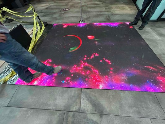 Lighting - Electrical wiring for interactive floor