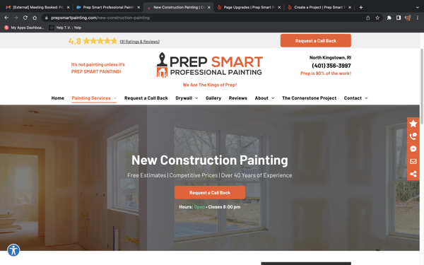 New Construction Painting - Prep is everything, make sure you do your prep by giving us a call before starting a project! New Construction Painting - Prep is everything, make sure you do your prep by giving us a call before starting a project!