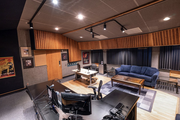 ADR 1 by Smart Post Sound - Ideal for mixing and recording ADR, Voiceover, Loop Group, Podcasts, Audiobooks, and Language Dubbing
Each Smart Post Sound ADR stage is operated by experienced mixers skilled in collaborating with top-tier talent. Our ADR stages were first to become "SAG/AFTRA approved" featuring spacious common areas suitable for accommodating sizable loop groups as well as individual talent. Alongside our robust client services and worldwide scheduling, Smart Post ADR offers a comfortable and innovative option for filmmakers seeking quality and convenience as well as remote collaboration utilizing Smart Post Remote+ tools.
Physical Space:
25' Deep x 25' Wide (Stage)
Additional Info:
Principal or Group Dialogue Recording
Large microphone selection
True 32bit "Floating-point" Digital Recording up to 192k
Multiple monitoring/review audio paths
Source Connect
Zoom Conferencing
Remote/Hybrid group recording
High speed and secure LAN and WAN
Client Services and parking ADR 1 by Smart Post Sound - Ideal for mixing and recording ADR, Voiceover, Loop Group, Podcasts, Audiobooks, and Language Dubbing
Each Smart Post Sound ADR stage is operated by experienced mixers skilled in collaborating with top-tier talent. Our ADR stages were first to become "SAG/AFTRA approved" featuring spacious common areas suitable for accommodating sizable loop groups as well as individual talent. Alongside our robust client services and worldwide scheduling, Smart Post ADR offers a comfortable and innovative option for filmmakers seeking quality and convenience as well as remote collaboration utilizing Smart Post Remote+ tools.
Physical Space:
25' Deep x 25' Wide (Stage)
Additional Info:
Principal or Group Dialogue Recording
Large microphone selection
True 32bit "Floating-point" Digital Recording up to 192k
Multiple monitoring/review audio paths
Source Connect
Zoom Conferencing
Remote/Hybrid group recording
High speed and secure LAN and WAN
Client Services and parking