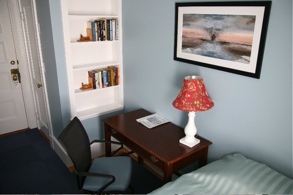 single, shared bath - These rooms were designed for Harvard students.  They are small, with a twin (single) sized bed, bath across the hall.  All rates include off street parking, wifi and breakfast.
