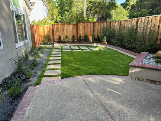 Sleek and Sustainable – Step into Style - 🌱 Sleek and Sustainable – Step into Style 🌱
Take a moment to admire this meticulously designed backyard brought to life by IntoTurf. Featuring our top-tier synthetic turf, this space blends style, sustainability, and durability. The geometric stepping stones and lush greenery frame the vibrant artificial grass, creating a captivating and functional outdoor retreat.
Our team at IntoTurf is committed to providing tailored solutions that not only meet but exceed your landscaping expectations. From residential havens to commercial spaces, we guarantee a transformation that offers:
• Long-lasting materials
• Eco-friendly solutions
• Expert installation
• Comprehensive project management
Let us help you create a space where you can relax, play, and enjoy the outdoors all year round. Sleek and Sustainable – Step into Style - 🌱 Sleek and Sustainable – Step into Style 🌱
Take a moment to admire this meticulously designed backyard brought to life by IntoTurf. Featuring our top-tier synthetic turf, this space blends style, sustainability, and durability. The geometric stepping stones and lush greenery frame the vibrant artificial grass, creating a captivating and functional outdoor retreat.
Our team at IntoTurf is committed to providing tailored solutions that not only meet but exceed your landscaping expectations. From residential havens to commercial spaces, we guarantee a transformation that offers:
• Long-lasting materials
• Eco-friendly solutions
• Expert installation
• Comprehensive project management
Let us help you create a space where you can relax, play, and enjoy the outdoors all year round.