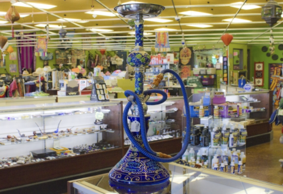 Hookah - We are a smoke shop/boutique
that carries a uniquely wide variety of items from all over the world! Specializing in water pipes, heady glass (production glass too),
dab rigs, dry glass spoons-sherlocks-sidecars, wood/acrylic/metal pipes, dugouts,
portable & table top vaporizers, hookahs, shisha, grinders, trays, papers, Tobacco, vintage clothing, body jewelry,
home decor, tapestries, incense
and sooo much more! Hookah - We are a smoke shop/boutique
that carries a uniquely wide variety of items from all over the world! Specializing in water pipes, heady glass (production glass too),
dab rigs, dry glass spoons-sherlocks-sidecars, wood/acrylic/metal pipes, dugouts,
portable & table top vaporizers, hookahs, shisha, grinders, trays, papers, Tobacco, vintage clothing, body jewelry,
home decor, tapestries, incense
and sooo much more!