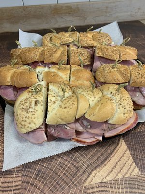 Sandwiches - We have many paninis and fresh made sandwiches made daily in house. Chicken cutlets, italian meatballs and pulled pork for our cuban panini are all very popular. Sandwiches - We have many paninis and fresh made sandwiches made daily in house. Chicken cutlets, italian meatballs and pulled pork for our cuban panini are all very popular.
