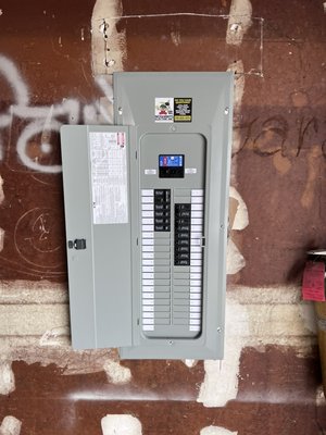 Electrical System Upgrade - This customers father had flickering lights throughout his whole home. Upon visiting him for a free estimate it was discovered he had two old federal pacific panels that were causing the issue. We replaced the electrical meter, panels, and updated grounding. His fathers electrical system is now up to code and safe to use. Electrical System Upgrade - This customers father had flickering lights throughout his whole home. Upon visiting him for a free estimate it was discovered he had two old federal pacific panels that were causing the issue. We replaced the electrical meter, panels, and updated grounding. His fathers electrical system is now up to code and safe to use.