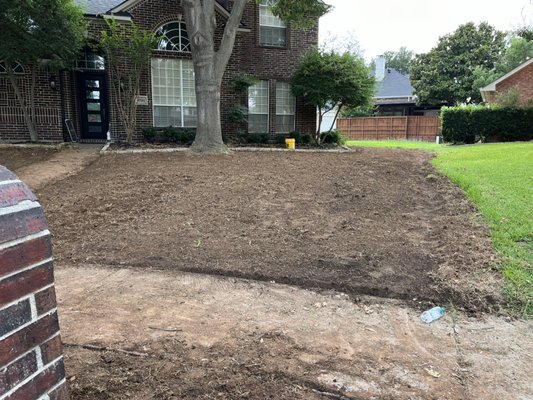 Little sod job for this client - Client had some issues with the last company didn’t do a very good job so he had to call us to get the job done right 😎