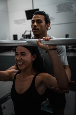 Private Training - Just that, 100% personal! 1:1 training is a great option whether you're new to working out or whether you're a professional athlete and every level in between. One on ones include highly personalized, comprehensive plans that are tailored to fit your needs with dedicated sessions that focus solely on you and your goals.