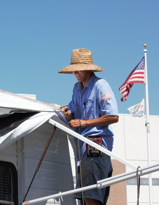 RV Awning Installation Services in Southern CA & AZ - Our experienced installation team carries out all of our RV awning installation services in Southern CA and Western AZ. If you live or are camping in one of our service areas, we provide on-site RV and camper awning installation for your convenience.
ShadePro’s technicians have the highest level of training in installation and repair. You can rest assured that the job will be done right the first time.