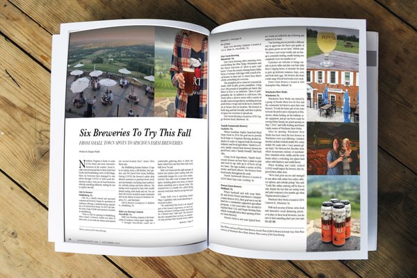 Six Breweries to Try this Fall - For the October issue of Middleburg Life magazine, we covered 6 of the best breweries to visit in Loudoun County. The magazine is available online and in print and the article was promoted on social media via LinkedIN, Twitter, Facebook, and Instagram. Six Breweries to Try this Fall - For the October issue of Middleburg Life magazine, we covered 6 of the best breweries to visit in Loudoun County. The magazine is available online and in print and the article was promoted on social media via LinkedIN, Twitter, Facebook, and Instagram.