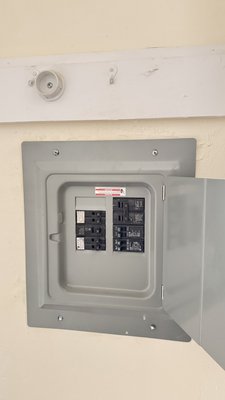 We upgrade the sub-panels and we move out from the closet! - It's the job, it was done with permission and inspection from the city, everything went perfectly, the client was satisfied and we are happy with our work.