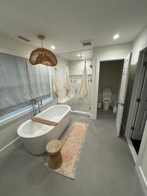 Bathroom remodeling services in Norwalk - At Dolce Plumbing & Sewer we specialize in professional bathroom remodeling that enhances both functionality and style.
Plumbing Services – Replace old pipes, install new water lines, and improve drainage systems.
Fixture Installation – Upgrade sinks, faucets, showers, bathtubs, and toilets with modern, high-efficiency models.
Custom Vanity & Sink Installation – Improve storage and aesthetics with stylish, durable vanities.
Emergency Plumbing Solutions – Address leaks, clogs, or any plumbing issues during the remodel process. Bathroom remodeling services in Norwalk - At Dolce Plumbing & Sewer we specialize in professional bathroom remodeling that enhances both functionality and style.
Plumbing Services – Replace old pipes, install new water lines, and improve drainage systems.
Fixture Installation – Upgrade sinks, faucets, showers, bathtubs, and toilets with modern, high-efficiency models.
Custom Vanity & Sink Installation – Improve storage and aesthetics with stylish, durable vanities.
Emergency Plumbing Solutions – Address leaks, clogs, or any plumbing issues during the remodel process.