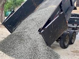 Stone Delivery for Backyard Project - Our client ordered a stone delivery and needed a company with a dump trailer to delver the stone to their house and thankfully they chose us! They contacted us midweek for an early morning delivery on the weekend which they coordinated. The clients ordered 3 cubic yards of 3/4" clean crushed stone which equals about 8k pounds (4 tons). One of the variables we use to factor in price is how many tons of the material need to be delivered. Other factors include distance driven, labor time, gas, etc. For this specific job it will cost anywhere between $475-$650. Their project came out great and we're glad we were able to satisfy another customer! Please reach out for any jobs or questions you may have! Stone Delivery for Backyard Project - Our client ordered a stone delivery and needed a company with a dump trailer to delver the stone to their house and thankfully they chose us! They contacted us midweek for an early morning delivery on the weekend which they coordinated. The clients ordered 3 cubic yards of 3/4" clean crushed stone which equals about 8k pounds (4 tons). One of the variables we use to factor in price is how many tons of the material need to be delivered. Other factors include distance driven, labor time, gas, etc. For this specific job it will cost anywhere between $475-$650. Their project came out great and we're glad we were able to satisfy another customer! Please reach out for any jobs or questions you may have!