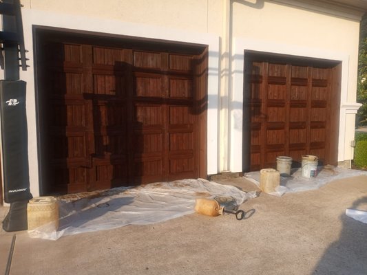 Garage Doors Need Attention too. - Garage doors can be costly.
A few coats of a protective oil-based stain, will do the trick. Garage Doors Need Attention too. - Garage doors can be costly.
A few coats of a protective oil-based stain, will do the trick.
