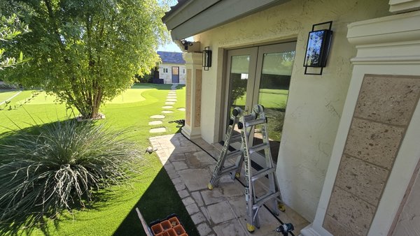 Lighting pros - lighting that's outdated can make a beautiful home look old, and upgrading can change the look of the house completely while providing better lighting coverage.