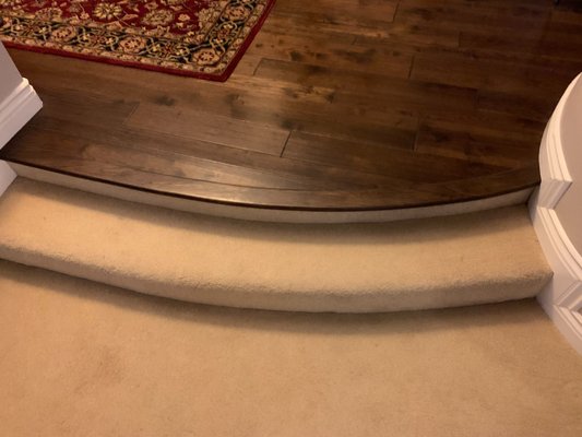 Project- Carpet/Hardwood Stairs - Before and after Project- Carpet/Hardwood Stairs - Before and after