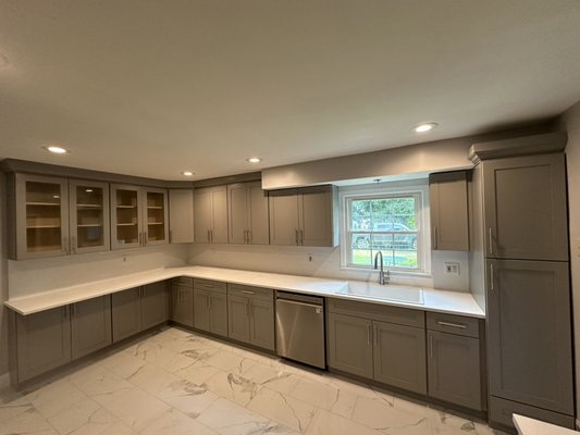 Kitchen remodeling - We maximize the layout of the kitchen so we converted from a small kitchen to a big kitchen so the client wanted to have more kitchen space also more cabinets so we designed based on the clients request. Kitchen remodeling - We maximize the layout of the kitchen so we converted from a small kitchen to a big kitchen so the client wanted to have more kitchen space also more cabinets so we designed based on the clients request.