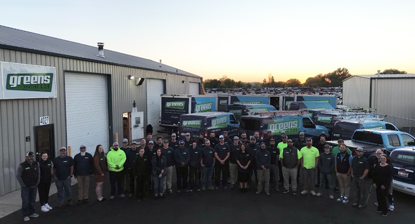 The Greens Team - Greens has been Treasure Valley owned since 1990. Everyone you talk to, on the phone or at your door, is part of the same team. No call centers, no subcontractors. Just people who’d rather explain to you what’s wrong than sell you what isn’t. The Greens Team - Greens has been Treasure Valley owned since 1990. Everyone you talk to, on the phone or at your door, is part of the same team. No call centers, no subcontractors. Just people who’d rather explain to you what’s wrong than sell you what isn’t.