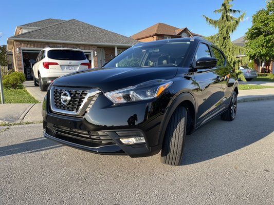 2021 Nissan Kicks Full Ceramic Coating Paint Protection - 2021 Nissan Kicks came jn for full Ceramic Coating Paint Protection,
We cover full body, glass, lights, wheels and for 5 year warranty
Locks the shine 24/7
Protects from minor swirls and scratches
Easier maintenance for years 2021 Nissan Kicks Full Ceramic Coating Paint Protection - 2021 Nissan Kicks came jn for full Ceramic Coating Paint Protection,
We cover full body, glass, lights, wheels and for 5 year warranty
Locks the shine 24/7
Protects from minor swirls and scratches
Easier maintenance for years