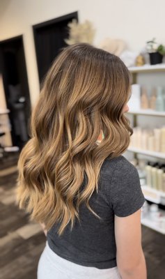 Haircut | Long Layered and Luscious - My client came in really just looking for a refresher on her haircut/hairstyle. It was important to her to keep the same shape she had, but with more layers. So I trimmed the length, added long layers and shortened up her face framing a bit. We finished up with a blowout and my signature beach waves. This tailored approach ensured she left with a refined and rejuvenated style that perfectly balanced her desire for both familiarity and fresh energy. Haircut | Long Layered and Luscious - My client came in really just looking for a refresher on her haircut/hairstyle. It was important to her to keep the same shape she had, but with more layers. So I trimmed the length, added long layers and shortened up her face framing a bit. We finished up with a blowout and my signature beach waves. This tailored approach ensured she left with a refined and rejuvenated style that perfectly balanced her desire for both familiarity and fresh energy.