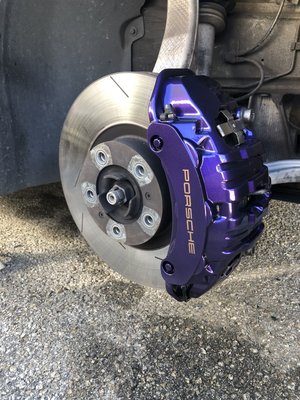 Porsche Panamera wheels and brake calipers - Bring us your vehicle and let us add some bling to your wheels and brake calipers. Having some color behind the wheel not only looks good but makes washing them easier as well. Porsche Panamera wheels and brake calipers - Bring us your vehicle and let us add some bling to your wheels and brake calipers. Having some color behind the wheel not only looks good but makes washing them easier as well.