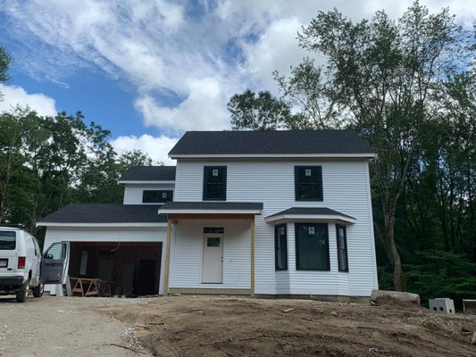 Framing and Siding - We framed this house and installed high-quality vinyl siding according to our client's request and satisfaction so he could have his dream home. Framing and Siding - We framed this house and installed high-quality vinyl siding according to our client's request and satisfaction so he could have his dream home.