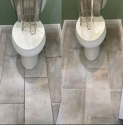 Grout Color Restoration & Sealing - As the name suggests, restoring grout is our primary specialty. Even the most beautiful tile can appear dingy if it is surrounded by dirty or stained grout. Because grout is porous, it is highly absorbent and can easily become stained or discolored when dirt or stain particles seep into its pores. As a preventative action, it is imperative that you get your grout sealed as soon as it is installed, especially when living in a busy home where spills are frequent and there is heavy foot traffic. If your grout is discolored and needs to be sealed or re-sealed, CLEANING CREW SOLUTIONS can be of assistance. Grout Color Restoration & Sealing - As the name suggests, restoring grout is our primary specialty. Even the most beautiful tile can appear dingy if it is surrounded by dirty or stained grout. Because grout is porous, it is highly absorbent and can easily become stained or discolored when dirt or stain particles seep into its pores. As a preventative action, it is imperative that you get your grout sealed as soon as it is installed, especially when living in a busy home where spills are frequent and there is heavy foot traffic. If your grout is discolored and needs to be sealed or re-sealed, CLEANING CREW SOLUTIONS can be of assistance.