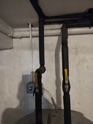 Electric water heater replacement - This project was to replace an 2003 electric water heater with a new energy efficient electric water heater 40 gallon. The team was amazing the costumer was very happy with the job.