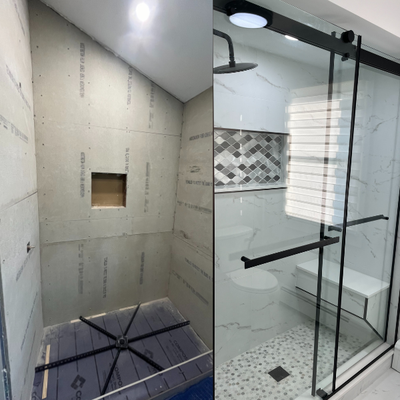 Bathroom Transformations - See how we turn ordinary bathrooms into luxury oasis's