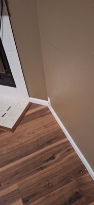 trim, paint, and caulk5 - they wanted flooring, transition, baseboards, painting, and caulking (only the baseboards )I love the finish product trim, paint, and caulk5 - they wanted flooring, transition, baseboards, painting, and caulking (only the baseboards )I love the finish product