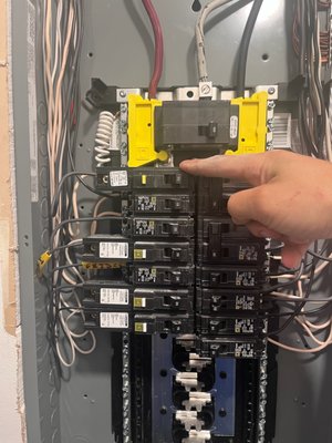 Panel & Breaker Repair - These breakers were replaced