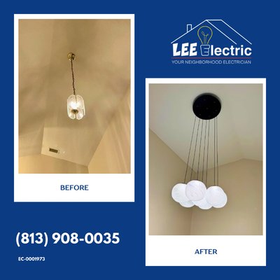 Lighting projects - Some recent lighting projects we worked on! Lighting projects - Some recent lighting projects we worked on!