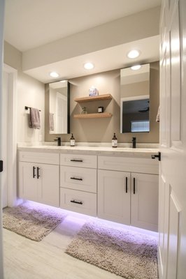 E brookshire Dr, Utah - The client wanted two bathrooms, each with a unique purpose. One was designed as a calming retreat with a cozy bathtub for unwinding, while the other was a compact and functional powder room with just a vanity and toilet. We worked to make both spaces stylish and practical, and the client was thrilled with the results—it’s always rewarding to bring these ideas to life! E brookshire Dr, Utah - The client wanted two bathrooms, each with a unique purpose. One was designed as a calming retreat with a cozy bathtub for unwinding, while the other was a compact and functional powder room with just a vanity and toilet. We worked to make both spaces stylish and practical, and the client was thrilled with the results—it’s always rewarding to bring these ideas to life!