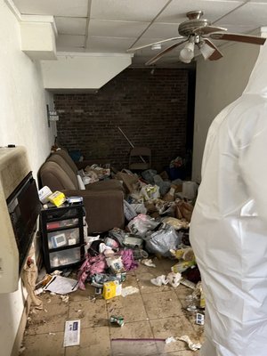 Hoarder Clean-out in New Bedford! - This challenging job was completed in just a few short hours! Out client was thrilled with how quickly we were able to get that apartment cleared out so they could renovate and repair it! Hoarder Clean-out in New Bedford! - This challenging job was completed in just a few short hours! Out client was thrilled with how quickly we were able to get that apartment cleared out so they could renovate and repair it!