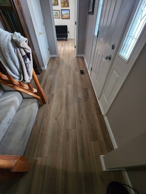 Laminate Floor Installations at Living Room, Entrance, Powder Room, Dining Room, & Office - Take a look at this fabulous laminate flooring transformation! The expert craftsmanship of our O'Fallon Family Installers is truly second to none. We meticulously plan and execute every detail—from the subfloor prep to the final planks—to deliver flawless, 5-star results on every single job. Ready to upgrade your space? Reach out today to schedule your Free In-Home Estimate! Laminate Floor Installations at Living Room, Entrance, Powder Room, Dining Room, & Office - Take a look at this fabulous laminate flooring transformation! The expert craftsmanship of our O'Fallon Family Installers is truly second to none. We meticulously plan and execute every detail—from the subfloor prep to the final planks—to deliver flawless, 5-star results on every single job. Ready to upgrade your space? Reach out today to schedule your Free In-Home Estimate!