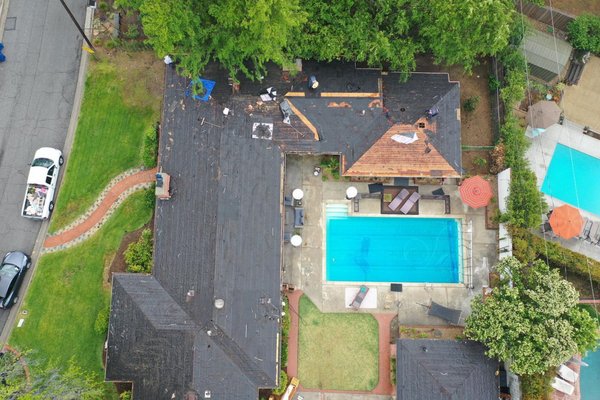 New Roof and Fascia Altadena - Re-roof: Complete tear off of old shingles and installation of new Owens Corning Lifetime Warranty Shingles Cool Roof Plus complete Fascia Boards replacement - in Altadena CA