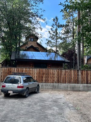 Big Bear Tree Damage (New Solar and Roof) - Dutchmen Construction has seen it all. Even if your roof has been damaged by tree or falling objects we can get it looking brand new. We can even make it better than before by saving you on your electricity bill and ventilation. Big Bear Tree Damage (New Solar and Roof) - Dutchmen Construction has seen it all. Even if your roof has been damaged by tree or falling objects we can get it looking brand new. We can even make it better than before by saving you on your electricity bill and ventilation.