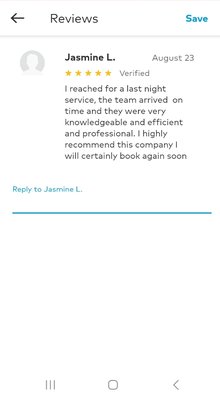 Reviews - here are some of our reviews from some previous jobs GetItDone guarantees 100% customer satisfaction Reviews - here are some of our reviews from some previous jobs GetItDone guarantees 100% customer satisfaction