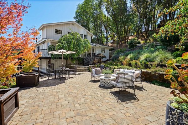 6840 Giovanetti Road, Forestville - Offered at $1,695,000
3 Beds | 3 Baths | 2430 Approx. Sqft/ 1.61 Acres
OPEN SAT, SEP 26 | 1:00 PM - 3:00 PM
A Modern Farmhouse, designed around natural light, volume and restful views, sits quietly within the landscape, gently elevated on an easy care 1.6 acres, to live among big meadow, hillside and treetop vistas. These utterly quiet surrounds are a constant and comforting presence as are the whisper soft afternoon breezes and seasonal color. Nature feels close here where you're away from it all without being away from it all! Forestville is just 5 minutes up the road - an artisan bakery, award winning pizzeria & entertainment garden, organic espresso bar & the West County trail with miles of walking, biking, cycling accesses right from town's center. Pristine throughout, the home reflects an exceptional level of care and attention to detail, all coming together with an effortless, relaxed sophistication. The fresh, clean white palette perfectly accentuates the lofty sloped ceilings, easily merging the interior with the natural surroundings outside. Wood cased windows, Ferguson Bath vanities, premium bath fixtures, custom kitchen wood cabinetry, soapstone countertops, heat pumps, Emtek door hardware, polished warm wood floors and natural Berber carpet, new 50 year roofs, new Trex and redwood decking - this home is flawlessly presented! Detached Two car and One car garages, both with ample storage. Ground mount Solar. Forestville Water. Backup generator. Complementing these modern comforts, the cobblestone courtyard at the entrance brings a sense of age and permanence. Framed by professionally designed gardens. Wildlife meanders across the front meadow, raptors circle overhead, the landscape feels very much alive. Timeless, beautifully curated and made to endure, this is a home for the ages, and one you won't want to miss. 6840 Giovanetti Road, Forestville - Offered at $1,695,000
3 Beds | 3 Baths | 2430 Approx. Sqft/ 1.61 Acres
OPEN SAT, SEP 26 | 1:00 PM - 3:00 PM
A Modern Farmhouse, designed around natural light, volume and restful views, sits quietly within the landscape, gently elevated on an easy care 1.6 acres, to live among big meadow, hillside and treetop vistas. These utterly quiet surrounds are a constant and comforting presence as are the whisper soft afternoon breezes and seasonal color. Nature feels close here where you're away from it all without being away from it all! Forestville is just 5 minutes up the road - an artisan bakery, award winning pizzeria & entertainment garden, organic espresso bar & the West County trail with miles of walking, biking, cycling accesses right from town's center. Pristine throughout, the home reflects an exceptional level of care and attention to detail, all coming together with an effortless, relaxed sophistication. The fresh, clean white palette perfectly accentuates the lofty sloped ceilings, easily merging the interior with the natural surroundings outside. Wood cased windows, Ferguson Bath vanities, premium bath fixtures, custom kitchen wood cabinetry, soapstone countertops, heat pumps, Emtek door hardware, polished warm wood floors and natural Berber carpet, new 50 year roofs, new Trex and redwood decking - this home is flawlessly presented! Detached Two car and One car garages, both with ample storage. Ground mount Solar. Forestville Water. Backup generator. Complementing these modern comforts, the cobblestone courtyard at the entrance brings a sense of age and permanence. Framed by professionally designed gardens. Wildlife meanders across the front meadow, raptors circle overhead, the landscape feels very much alive. Timeless, beautifully curated and made to endure, this is a home for the ages, and one you won't want to miss.