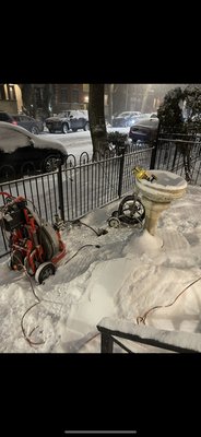 Sewer rodding - Customer needed emergency service during a blizzard our technician was able to come out and clear the sewer blockage! Call today for a free quote! Sewer rodding - Customer needed emergency service during a blizzard our technician was able to come out and clear the sewer blockage! Call today for a free quote!