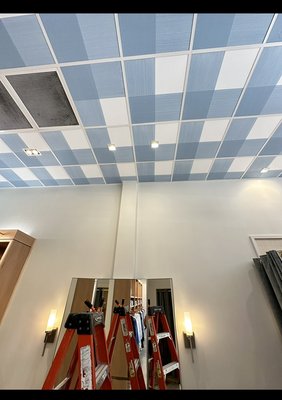 J. McLaughling Store - Melbourne - Re-wire and build-out whole J. McLaughlin store, lights and Lighting control Panel installation.