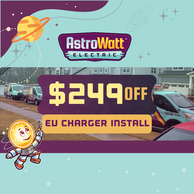 $249 Off EV Charger Install - * Call for more details