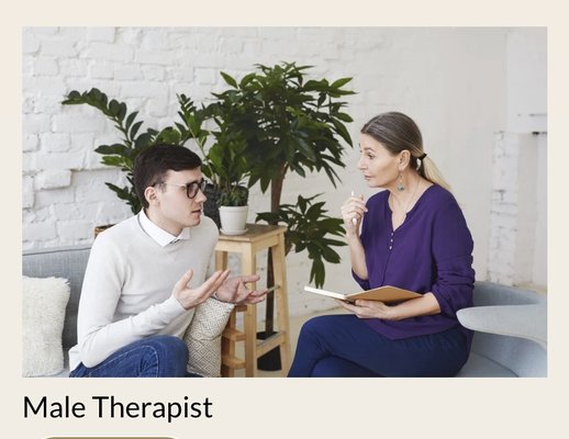 Male Therapist - Seeking support for your mental health takes strength—and for many men, it can feel like uncharted territory. Whether you're navigating internal pressure, relationship struggles, or simply feeling stuck, it's okay to ask for help.